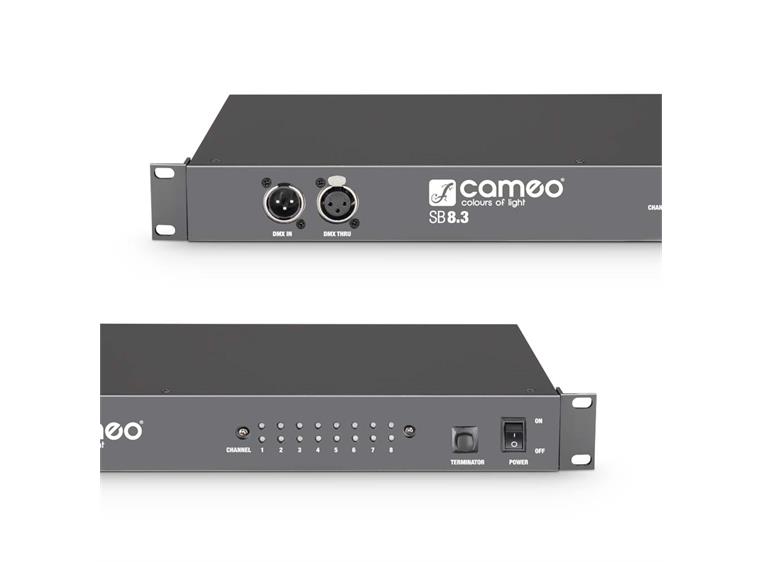 Cameo SB8.3 - 8-channel DMX splitter / booster (3-pin)